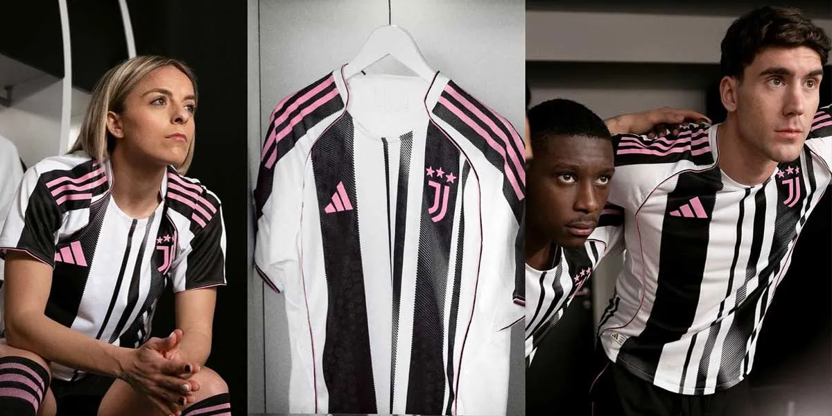 Juventus Merilis Jersey Kandang 2025/2026 dengan Sentuhan Merah Muda Ikonik!